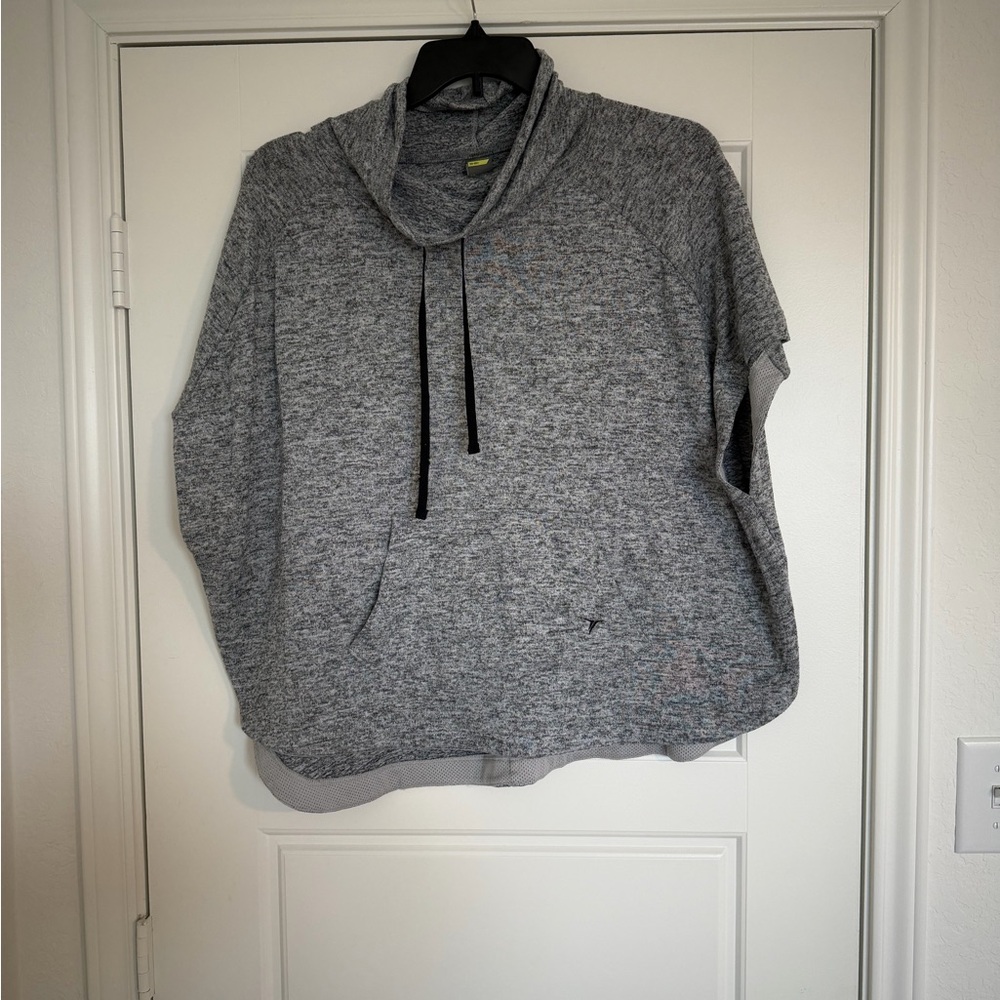 Old Navy Active Gray Knit Hoodie